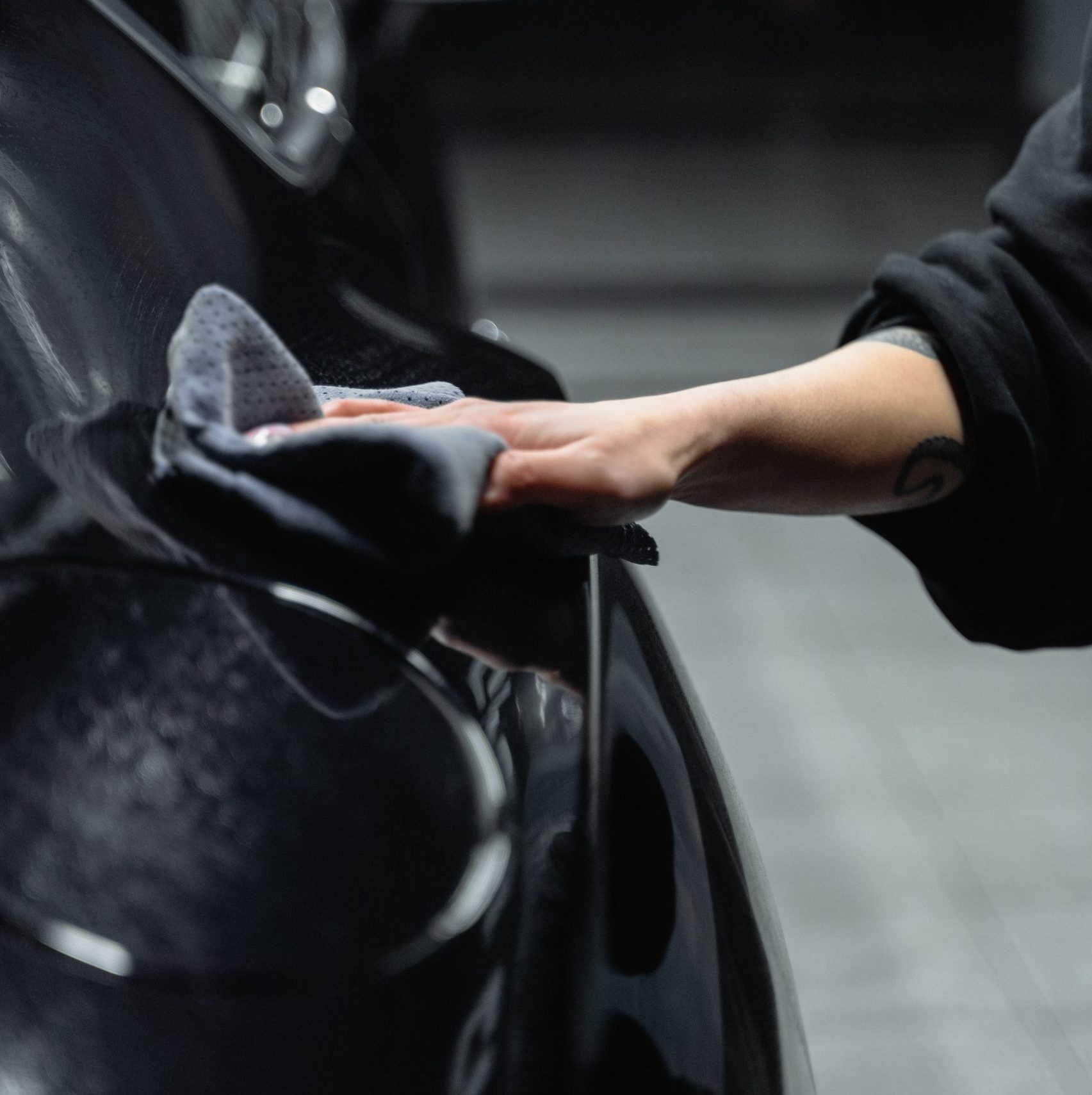 Fahrzeugpflege per Hand